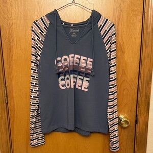 Women’s Natural Reflections Long Sleeve Shirt with Hood Size S